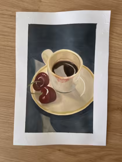 “Two cherry cubes”