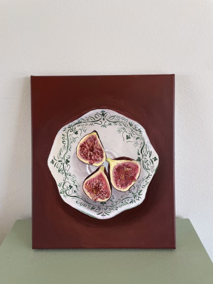 Plate of figs